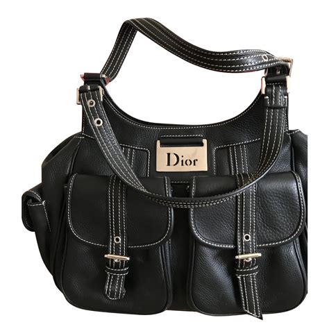 dior leather luggage.